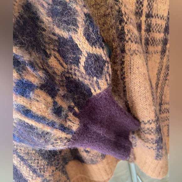 🔖 FREE PEOPLE NWT Birchwood Sepia Brown Cardigan - Picture 11 of 15